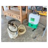 1) backpack sprayer & 1) carry sprayer