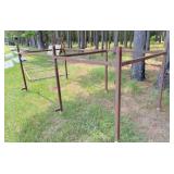 metal frame 152" x 70" x 63" H of 2x2 sq tube