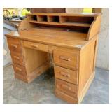 oak desk 45 x 28 x 39H