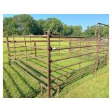 Priefert 3) 12x64 H pipe panels, 1) 12