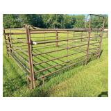 Priefert 3) 12x64 H pipe panels, 1) 12