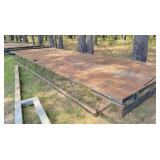 metal frame covered w mesh metal 24