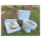 toilet & bathroom sink