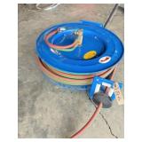 recouling hose reel with 50 ft hose