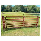 1) 12ft x 5 ft H Priefert pipe fence panel
