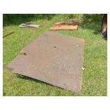 92" x 60" x 1/8" sht metal on 2x2 angle