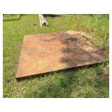 5ft x 5ft x 4" deep pan or table top
