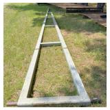 36 ft gate made of 4 x 4 sq tube