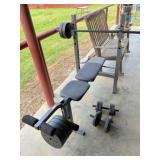 weight lifting bench