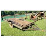 10ft flat bed homemade trailer