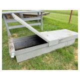 metal tool box 71x21x12 H. inside bed 64 x17.5"