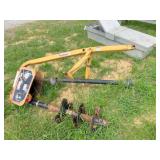 PTO post holer w slip clutches & 12" auger