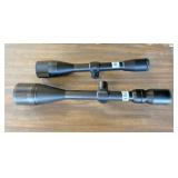 2 scopes - Barska  & Center Point 6x40AO
