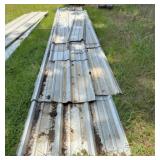 various length 4 rib x 38" roof metal - no holes
