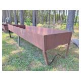 metal trough 10