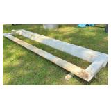 12 ft 9" x 36" x 3/8" thk metal