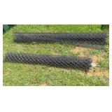 plastic coated chainlink; approx 8