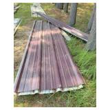 6) sheets 4 rib x 38" w/ no holes from 10 to 12ft