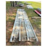 5) shts 16 ft , 4) 3 ft used 4 rib x 38" wide