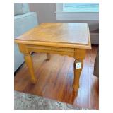 oak side table 23 x 23 x 21H