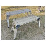 1) 30"  & 1) 39" aluminum step stools