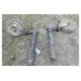 finish mower wheels & frames