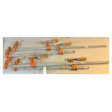 2) 40"  &  2) 30" wood working clamps