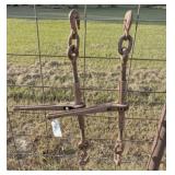 pair of Crosley 3/8 - 10 ratchet chain binders