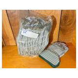 12 pair size  M work gloves
