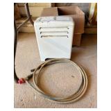 bathroom heater & hose