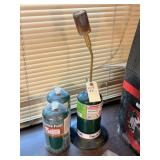 torch, 3 propane tanks & stand
