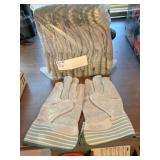 12 pair size M work gloves