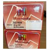 100 rnds Hornady 223 REM 55gr SP