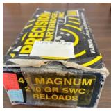 44 rnds 41 Magnum 210gr SWC Reloads