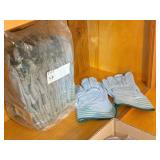 12 pair size  M work gloves