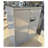 metal cabinet w/coded locking door 36x18x42