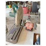 Makita chopsaw & bench grinder (rough condition)