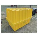 spill safety tray for 2) 55 gal drums