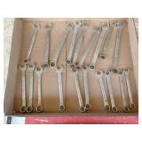 19) Craftsman combo wrenches 5/8 -15/16