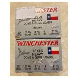 50 rnds 20 ga 2 &3/4 "  #7.5 lead shot