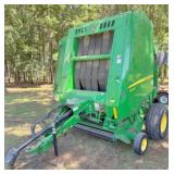 2020 J D 460M multi size round baler see info
