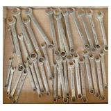 34) Craftsman wrenches 1/4 - 5/8