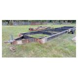 40 ft tandem axle, dual wheel  home made trailer