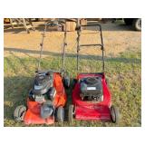 2 mowers: Husqv self-propelled & Murray mower -