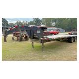 gooseneck flatbed trailer: see below