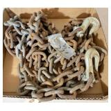3/8 chain 22 ft w 2 hooks