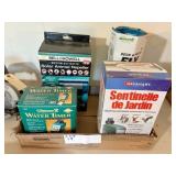 water timer, animal repellant, fly trap