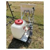spray rig w air powered pump - no elect needed