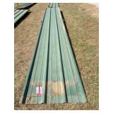 15 pcs used 4 rib 36" roof metal 21