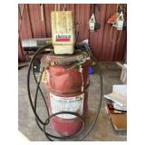Lincoln air lube disp. & approx 50 lbs of grease